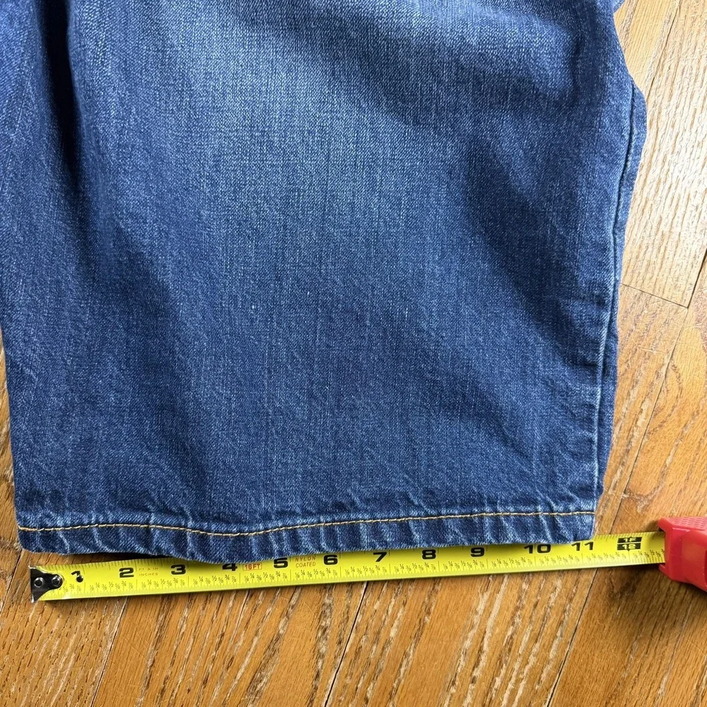 Levi's 569 Shorts Mens 38 Blue‎ Denim Jean Relaxed Fit Bermuda 5 Pocket Casual